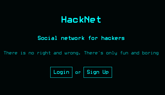 HackNet, the social network for hackers