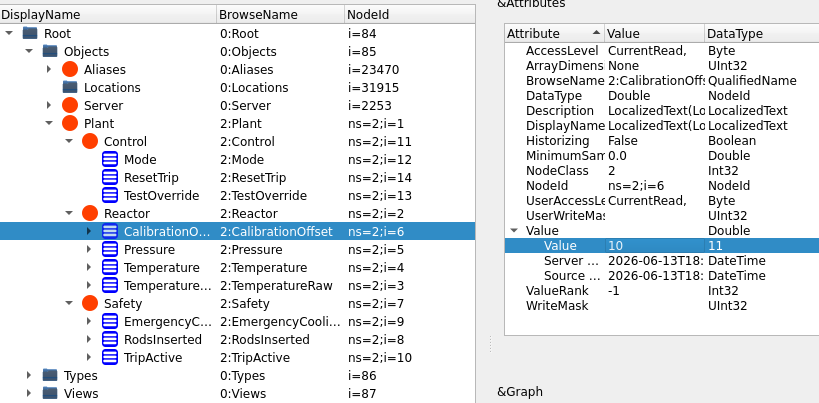 Setting CalibrationOffset to 10