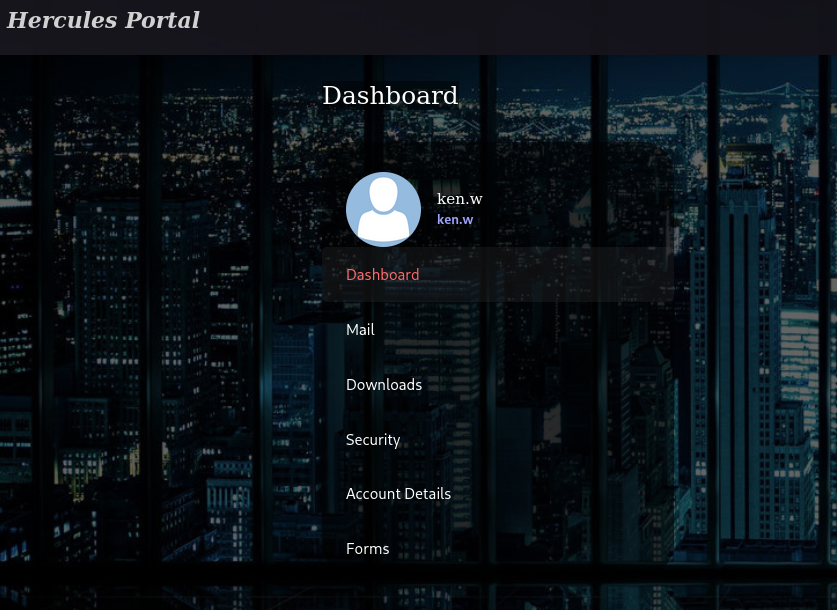 Hercules Portal Dashboard as ken.w