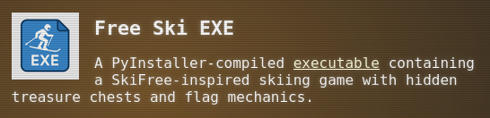 Free Ski EXE in the inventory