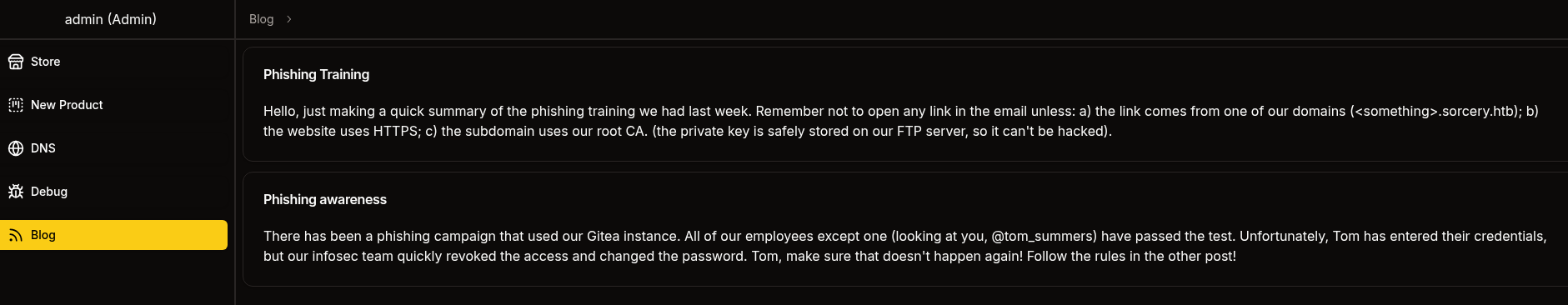 Blog Posts about phishing