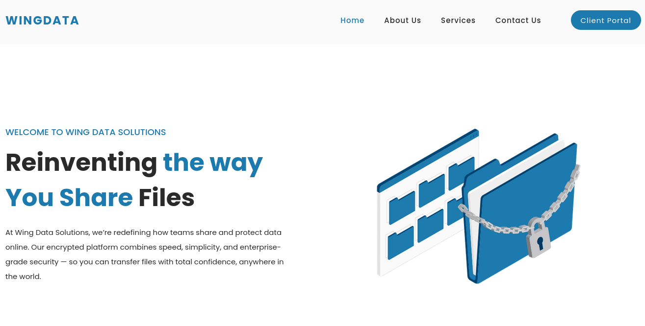 Generic file sharing web page